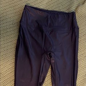 Black Shimmer Leggings